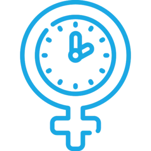 Icono representando un entrenamiento adaptado a la menopausia y al estilo de vida de mujeres +45